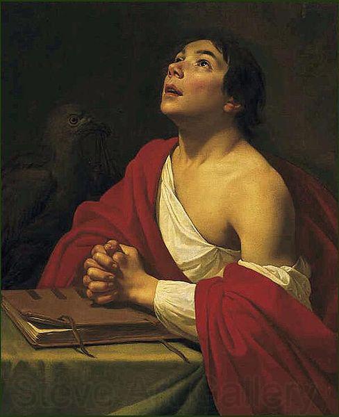 Jan van Bijlert Johannes de Evangelist. Norge oil painting art
